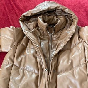 New vegan leather jacket fits like a medium to large